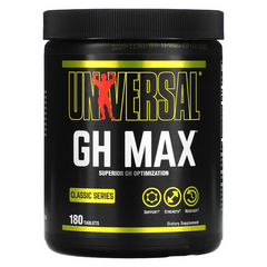 Universal Nutrition, Classic Series, GH Max, добавка для оптимізації гормону росту, 180 таблеток (UNN-01432), фото