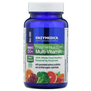 Enzymedica, Мультивітаміни Enzyme Nutrition, для жінок старше 50 років, 120 капсул (ENZ-14021), фото