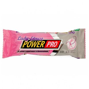 Power Pro, Батончик Lady Fitness, банан, 60 г - 1/20 (103708), фото