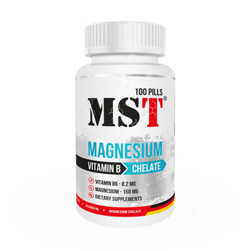 Магний + Витамин B6 MST Magnesium + B6 - 100 таблеток, фото