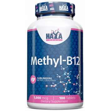Haya Labs, Methyl B-12, 1000 мкг, 100 таблеток (HAL-00787), фото