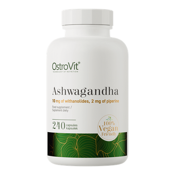 Ostrovit, Ашваганда, Ashwagandha VEGE, 240 капсул (OST-91552), фото