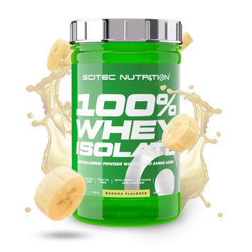Протеїн ізолят Scitec Nutrition 100% Whey Isolate | банан - 700 г, фото