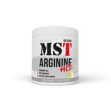 MST Nutrition, L-аргінін, Arginine HCL, без смаку, 300 г (MST-16016), фото