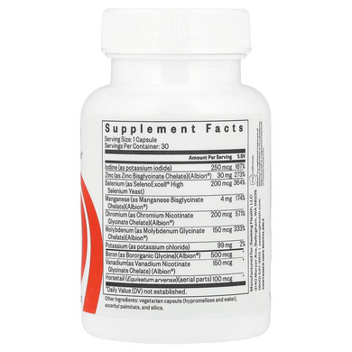Seeking Health, Trace Minerals Complex II, без заліза та міді, 30 вегетаріанських капсул (SKH-52127), фото
