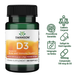 Swanson SWV-11832 Вітамін Д3  4000 МО (100 мкг) Swanson Vitamin D3 - 90 м&rsquo;яких капсул 3