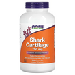 Акулячий хрящ, Shark Cartilage, Now Foods, 750 мг, 300 капсул, (NOW-03272)