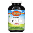 Carlson Labs, Лецитин из сои, 1200 мг, 280 мягких капсул (CAR-86230)