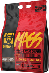 Mutant, Mass, Средство для набора веса, порошковая смесь сывороточного и казеинового протеина, тройной шоколад, 6800 г (813744), фото