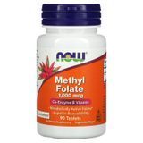 Now Foods NOW-00491 Now Foods, метилфолат, 1000 мкг, 90 таблеток (NOW-00491)