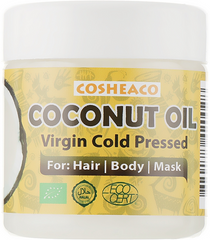 Cosheaco, Oils & Butter, Кокосова олія для волосся, холодного віджиму, нерафінована, 150 мл (CSH-42002), фото