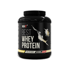 MST Nutrition, BEST Whey Protein + Enzyme, Сывороточный протеин + Энзимы, банановый йогурт, 30 порций, 900 г (MST-16379), фото