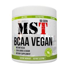 MST Nutrition, Комплекс BCAA Vegan, без смаку, 300 г (MST-00158), фото