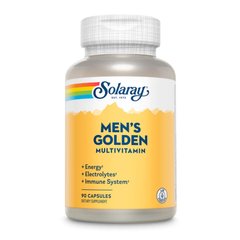 Solaray, Мультивитамины для мужчин Golden, 90 капсул (SOR-04794), фото