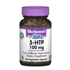 Bluebonnet Nutrition, 5-гідрокситриптофан, 100 мг, 60 вегетаріанських капсул (BLB-00051), фото