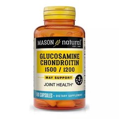 Mason Natural, Глюкозамін та Хондроїтин 1500/1200, 180 капсул (MAV-13037), фото