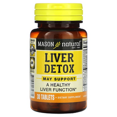 Mason Natural, Liver Detox, 30 таблеток (MAV-13568), фото