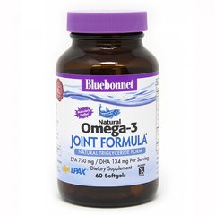 Омега-3 формула для суставов, Bluebonnet Nutrition, Joint Formula, 60 желатиновых капсул (BLB-00946), фото