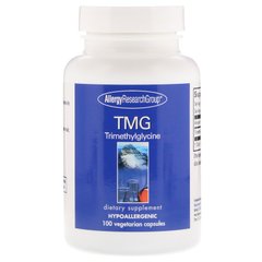 Allergy Research Group, Триметилгліцин ТМГ, 100 рослинних капсул (ALG-73230), фото