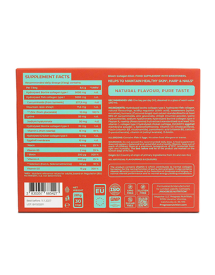 Коллагеновый комплекс Progress Nutrition Bloom Collagen | апельсин + лайм - 30 пакетов по 9,4 г, фото