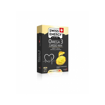 Swiss Energy, Омега-3, Omega-3 CARDIO MAX, підтримка серцево-судинної системи, 30 гелевих капсул (SWE-32837), фото