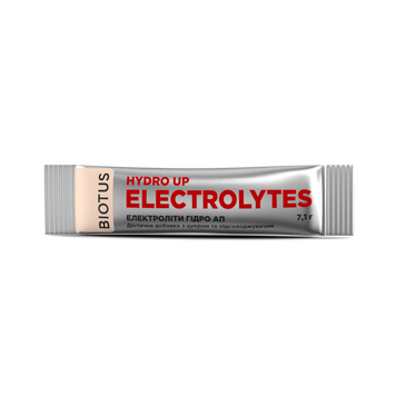Электролиты с сахаром и подсластителем Biotus Electrolytes Hydro Up - 1 саше, 7,1 г, фото