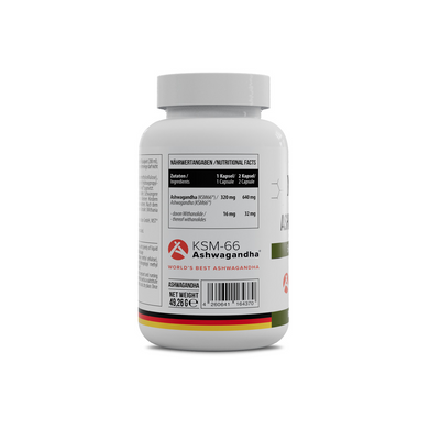MST, Ashwagandha KSM-66®, Ашваганда, 320 мг, 60 капсул (MST-16437), фото