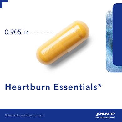 Pure Encapsulations, Heartburn Essentials, 180 капсул (PE-01089), фото