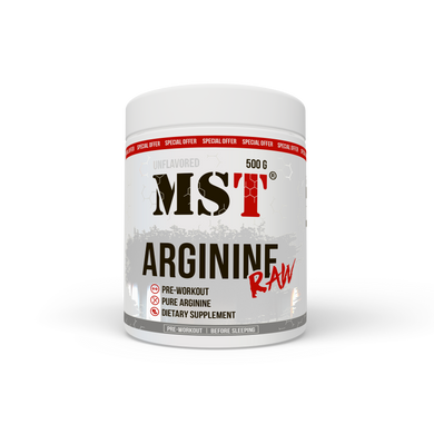 MST Nutrition, L-аргинин, Amino Acid Arginine, без вкуса, 500 г (MST-16087), фото