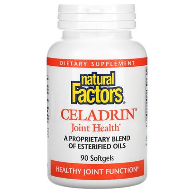 Natural Factors, Celadrin, для здоров'я суглобів, 90 капсул (NFS-02681), фото