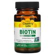 Country Life, Высокоэффективный биотин, 5 мг (5000 мкг), 60 вегетарианских капсул (CLF-06505)