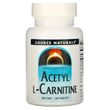 Source Naturals, ацетил-L-карнітин, 500 мг, 60 таблеток (SNS-00499)