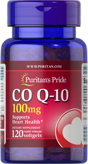 Коензим Q-10, Q-SORB Co Q-10, Puritan's Pride, 100 мг, 120 капсул (PTP-15594), фото