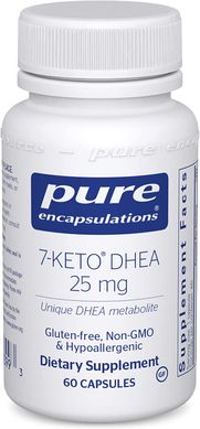 Pure Encapsulations, 7-Keto DHEA, 25 мг, 60 капсул (PE-00399), фото