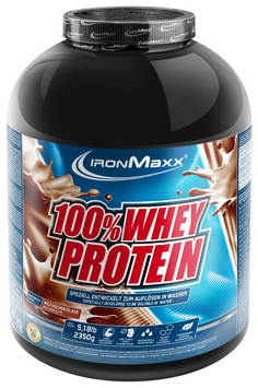 IronMaxx, 100% Whey Protein, молочный шоколад, 2350 г (815167), фото