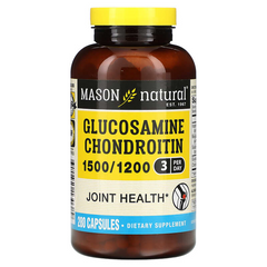 Mason Natural, Глюкозамин и Хондроитин 1500/1200, 280 капсул (MAV-13038), фото