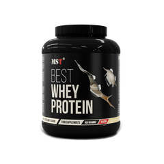 MST Nutrition, BEST Whey Protein + Enzyme, Сывороточный протеин + Энзимы, ванильное мороженное, 30 порций, 900 г (MST-16361), фото