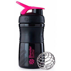 BlenderBottle, Шейкер SportMixer с шариком, черный+розовый, 590 мл (820616), фото