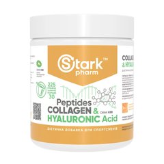 Stark Pharm, Collagen Peptides & Hyaluronic Acid, Колагенові пептиди та гіалуронова кислота, ківі, 225 г (STP-05207), фото