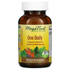 MegaFood, One Daily, вітаміни для прийому один раз на день, 90 таблеток (MGF-10152), фото