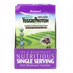 Органический растительный протеин, вкус моккачино, Super Earth, Bluebonnet Nutrition, 8 пакетиков (BLB-01914), фото