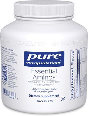 Незаменимые аминокислоты, Essential Aminos, Pure Encapsulations, 180 капсул (PE-01769), фото