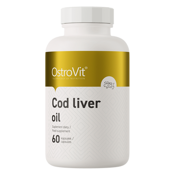 Ostrovit, Риб'ячий жир з печінки тріски, Cod Liver Oil, 60 капсул (OST-22292), фото