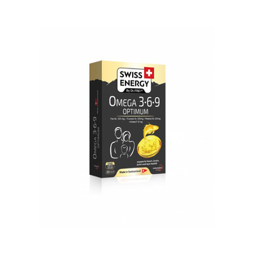 Swiss Energy, Омега-3-6-9, Omega-3-6-9 OPTIMUM , риб'ячий жир, олія насіння льону, олія примули, 30 гелевих капсул (SWE-32838), фото