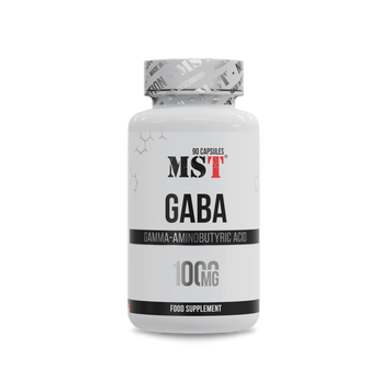 MST Nutrition, GABA, ГАМК, 1000 мг, 90 капсул (MST-16029), фото