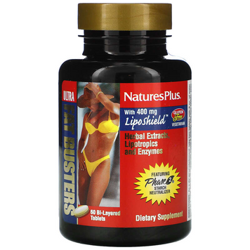 NaturesPlus, Ultra Fat Busters, жиросжигатель, 60 двухслойных таблеток (NAP-04338), фото