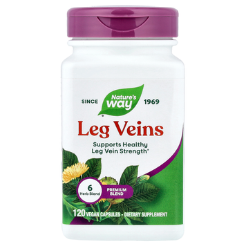Комплекс для вен ніг Nature's Way Leg Veins - 120 веганських капсул, фото