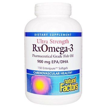 Рыбий жир, Омега 3, RxOmega-3, Natural Factors, 150 капсул (NFS-35493), фото