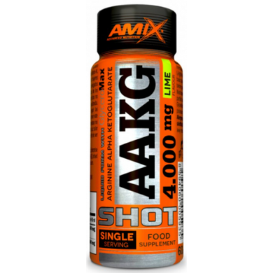 Amix, AAKG Shot, 4000 мг, лайм, 60 мл, - 1/20 (817830), фото