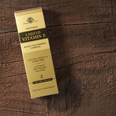 Вітамін E рідкий з дозатором Solgar Liquid Vitamin E - 59 мл, фото